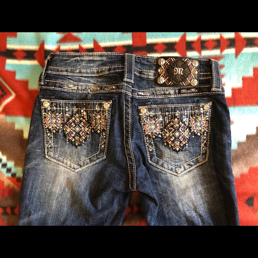 Miss Me Signature Boot size 25, 30in inseam.